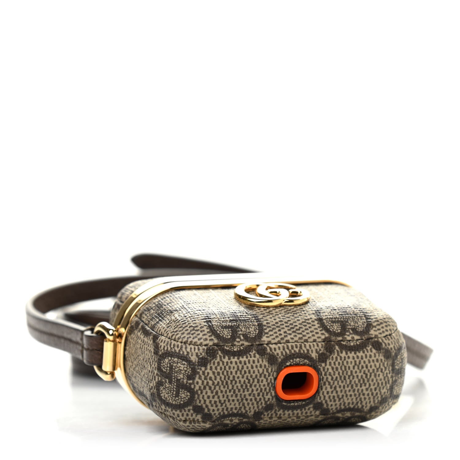 Gucci GG Supreme Monogram Marmont AirPods Pro Case Beige Ebony 4 of 6