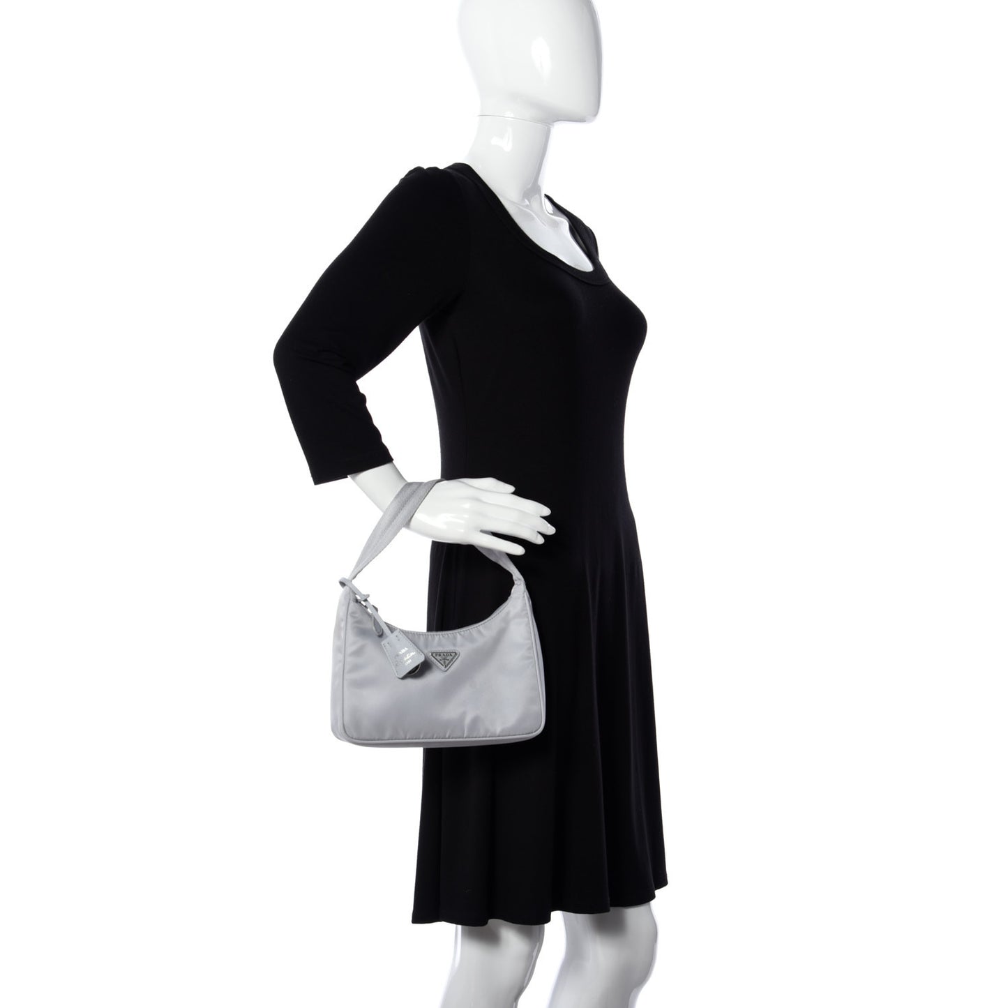 Tessuto Nylon Mini Re-Edition 2000 Bag Fiordaliso