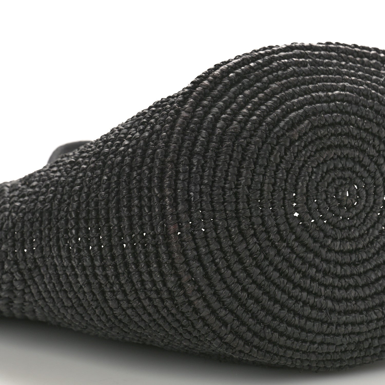 The Row Raffia Emilie Tote Bag Black 8 of 11