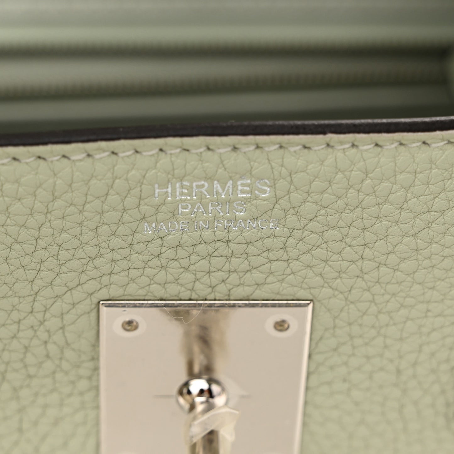 Togo Birkin 30 Gris Neve