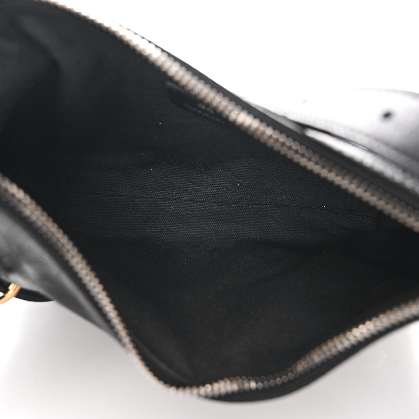 Tumbled Calfskin Mini Voyou Boyfriend Party Bag Black