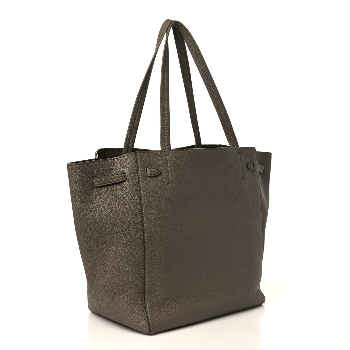 Soft Grained Calfskin Small Belt Cabas Phantom Taupe