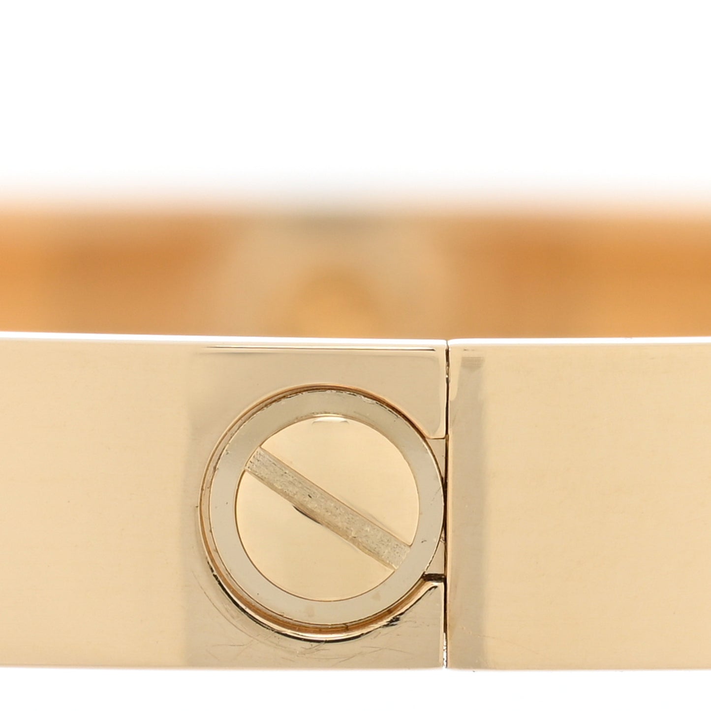 18K Yellow Gold LOVE Bracelet 17