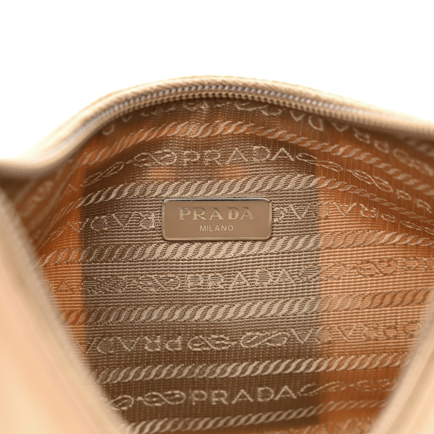 Re-Nylon Saffiano Mini Re-Edition 2000 Bag Deserto