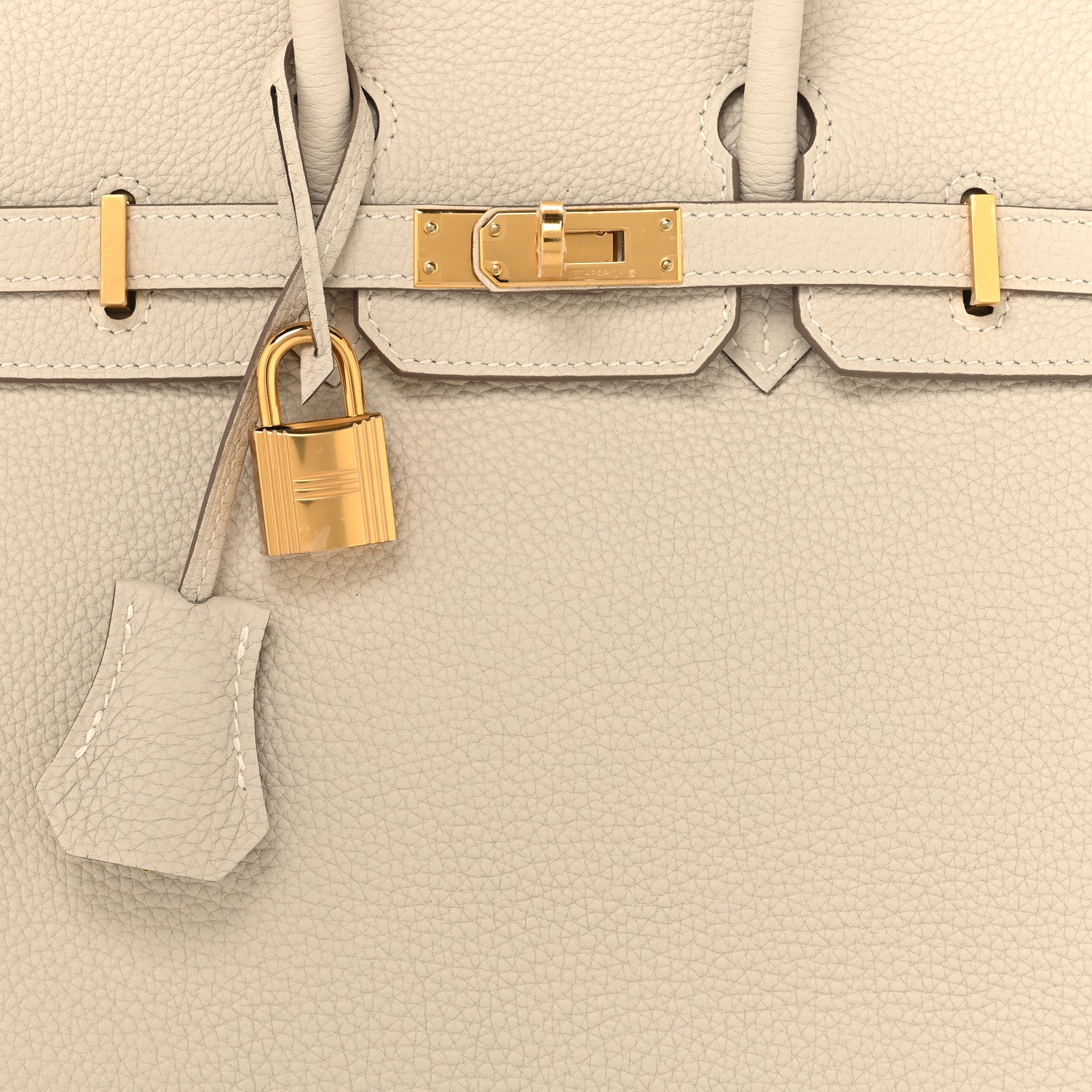 Hermes Togo Birkin 25 Craie 8 of 13