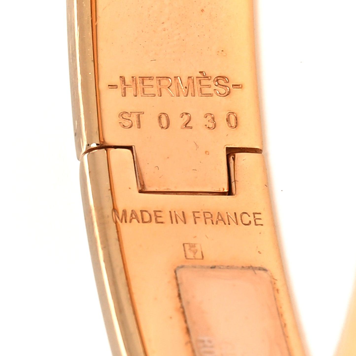 Enamel Clic Anneau Bracelet PM Rose Dragee