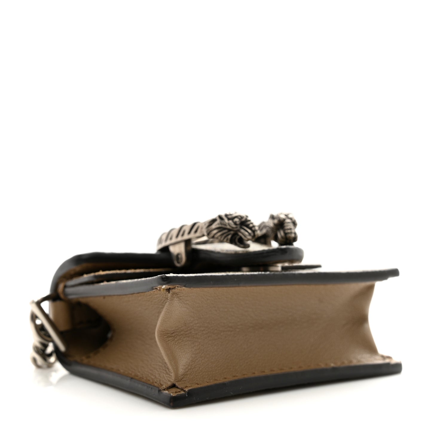 GG Supremem Monogram Suede Cudu Dionysus AirPods Case Beige Ebony Taupe