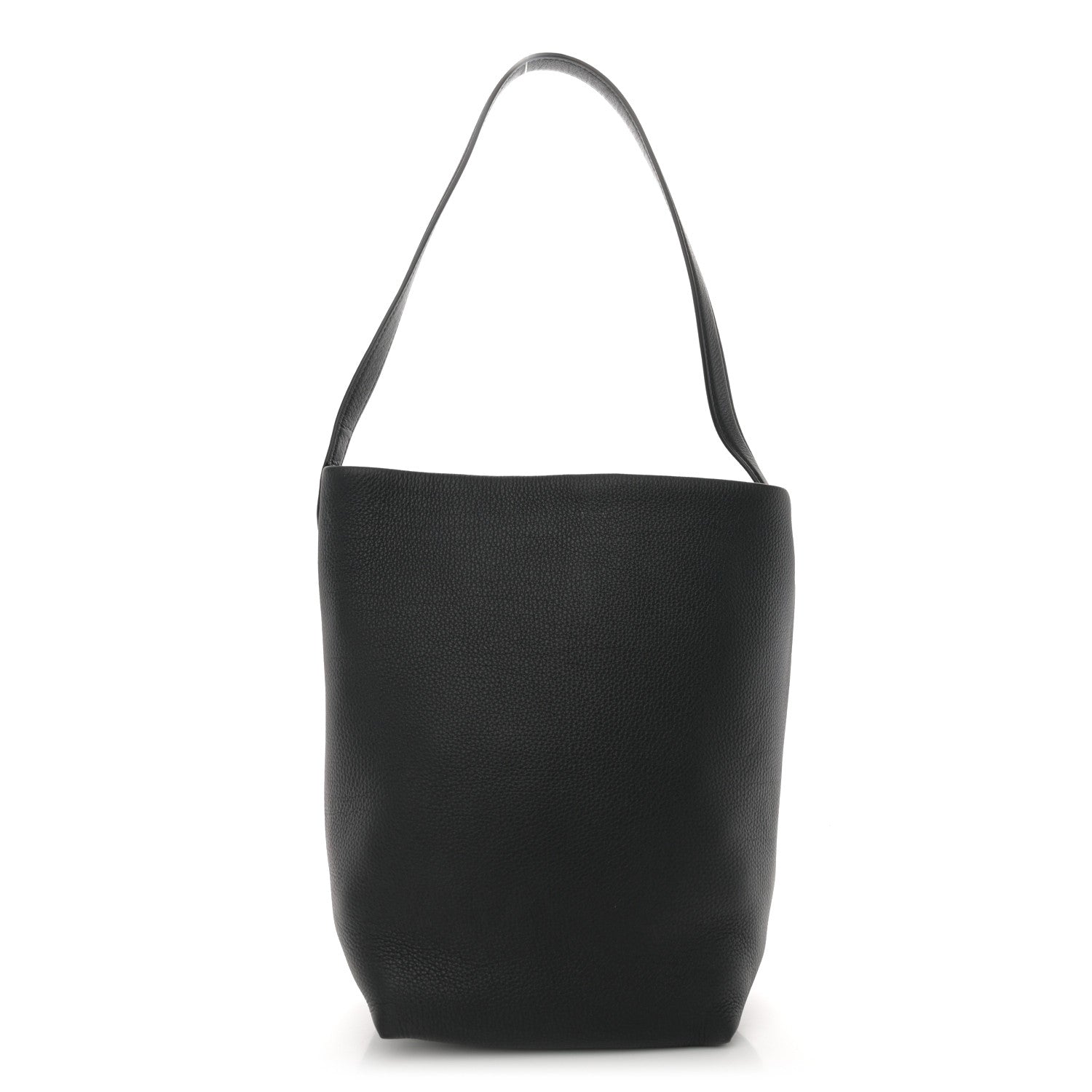 The Row Grained Calfskin Medium N/S Park Tote Black 1 of 10