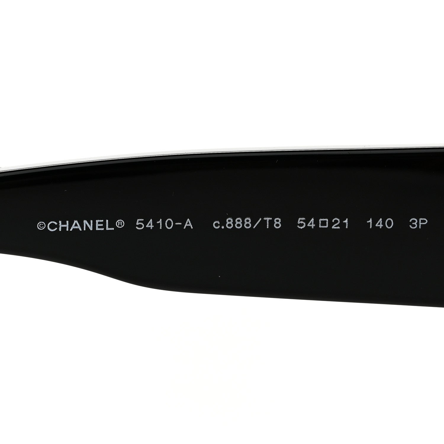 Chanel Acetate Polarized Round Sunglasses 5410-A Black 5 of 8