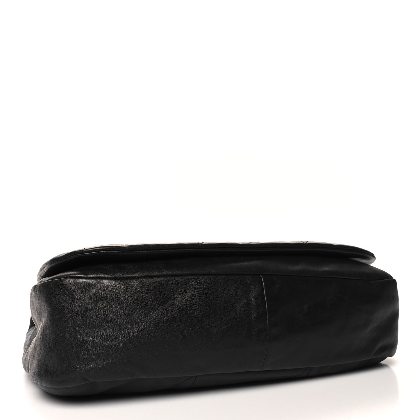 Lambskin Matelasse Monogram Large Jamie 4.3 Black