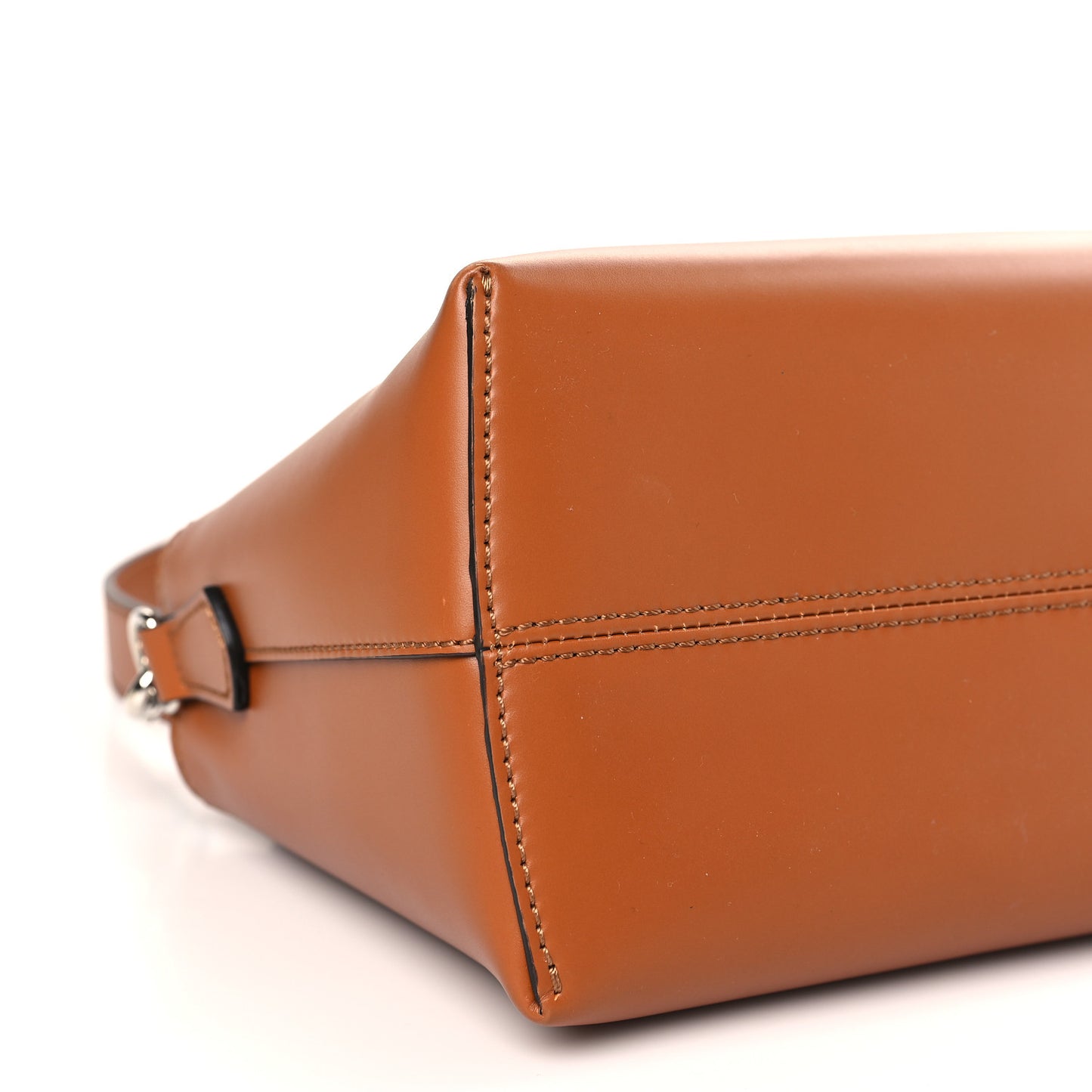 Vitello King Logo Embossed Medium By The Way Boston Bag Cuoio