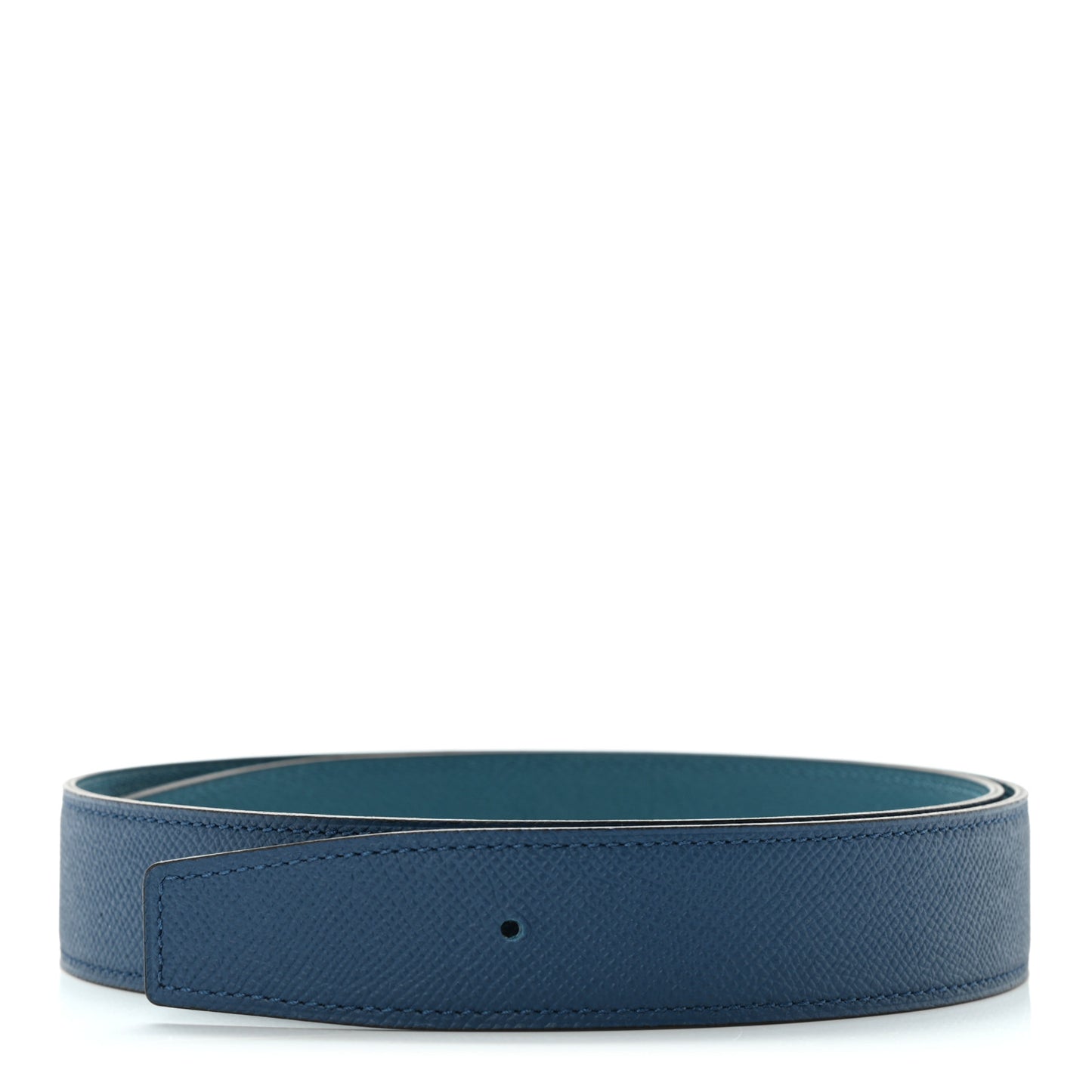 Epsom 32mm Belt Strap 75 Deep Blue Vert Bosphore