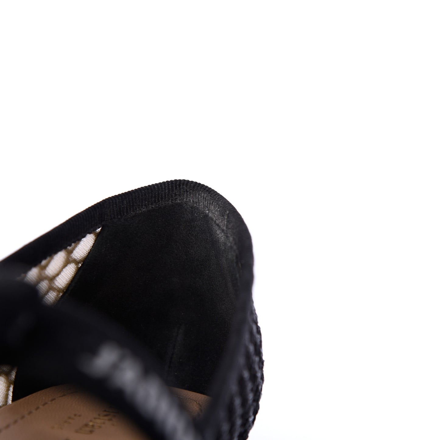 Resille Ribbon Miss J'Adior Ballet Flat 37 Black