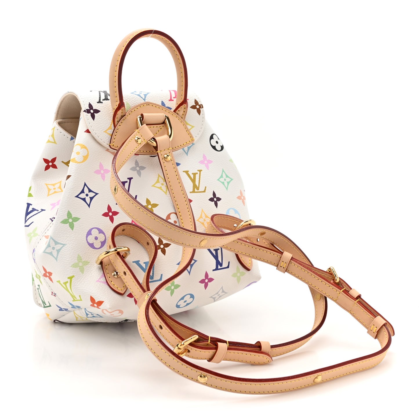 LV X TM Monogram Multicolor Venice Backpack White