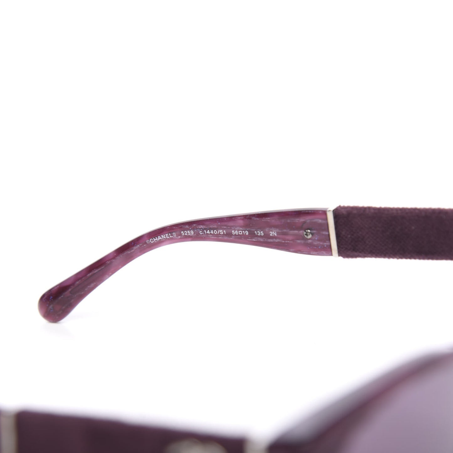 Acetate Velvet CC Sunglasses 5259 Violet