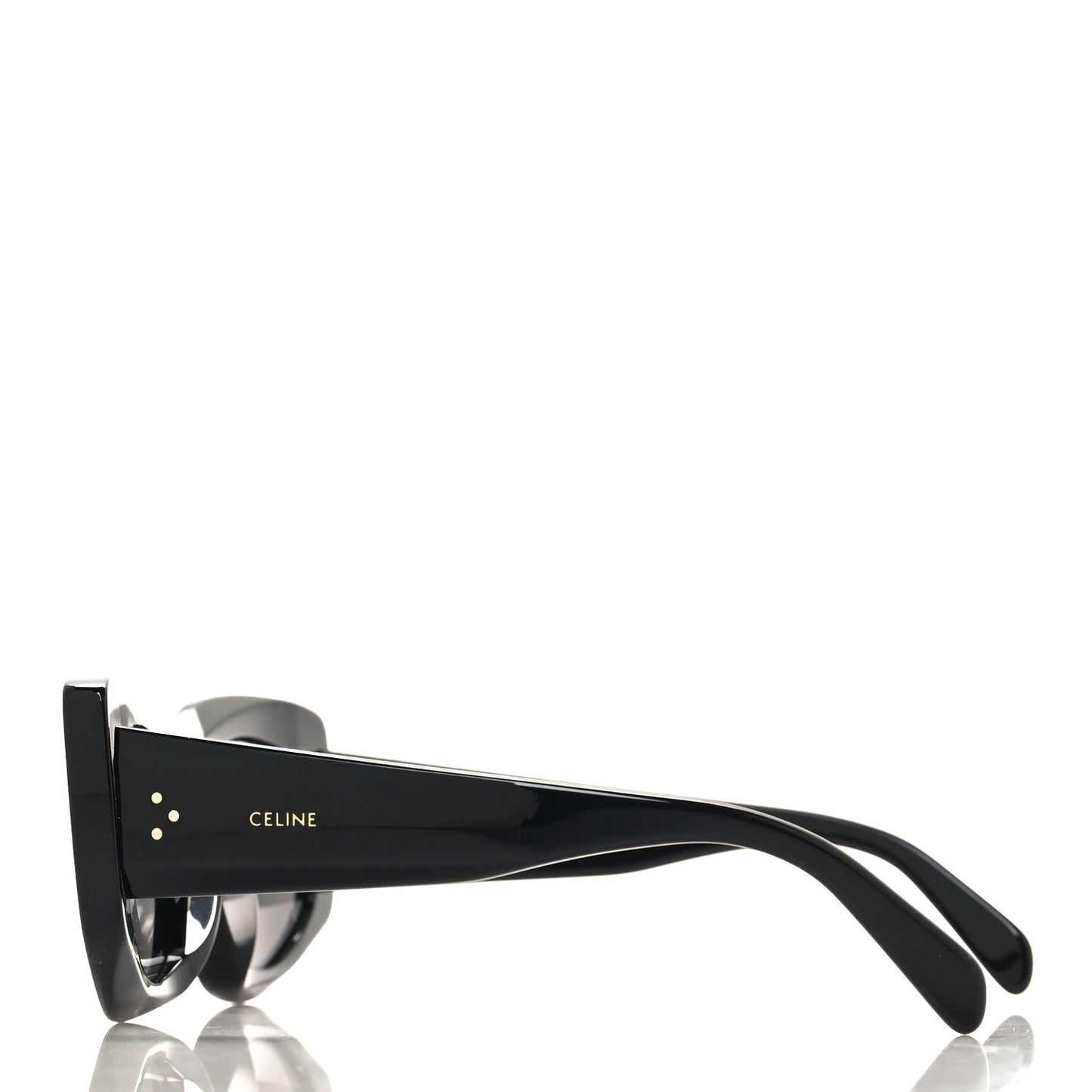 Acetate Polarized Square Sunglasses CL40219I Black