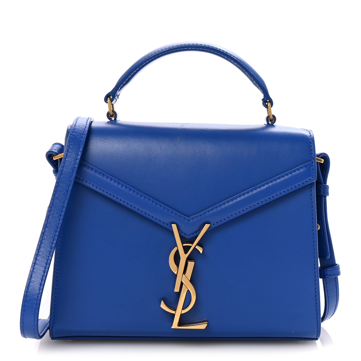 Calfskin Mini Classic Monogram Cassandra Top Handle Bag Majorelle