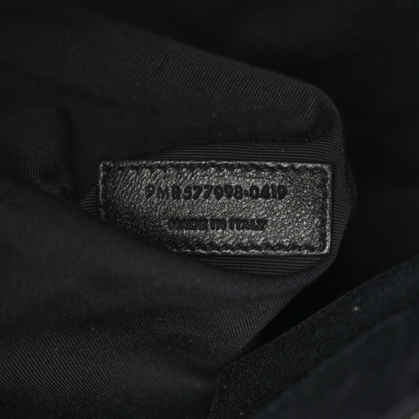Crinkled Calfskin Matelasse Monogram Large Niki Shopper Tote Black