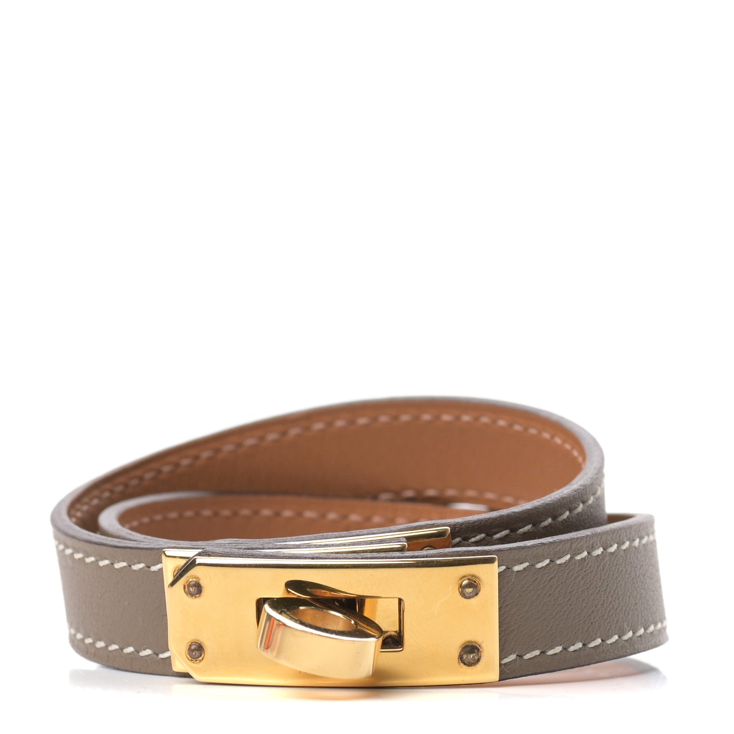 Swift Kelly Double Tour Bracelet T2 Etoupe
