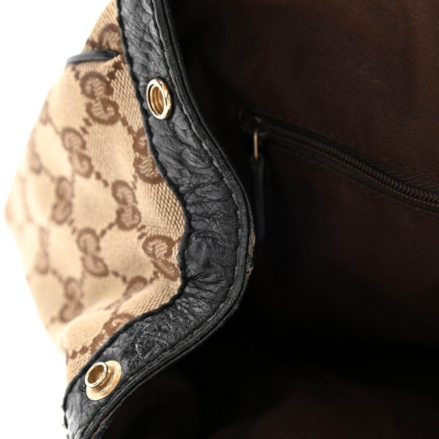 Gucci Monogram Medium Sukey Tote Beige Ebony Black 12 of 14