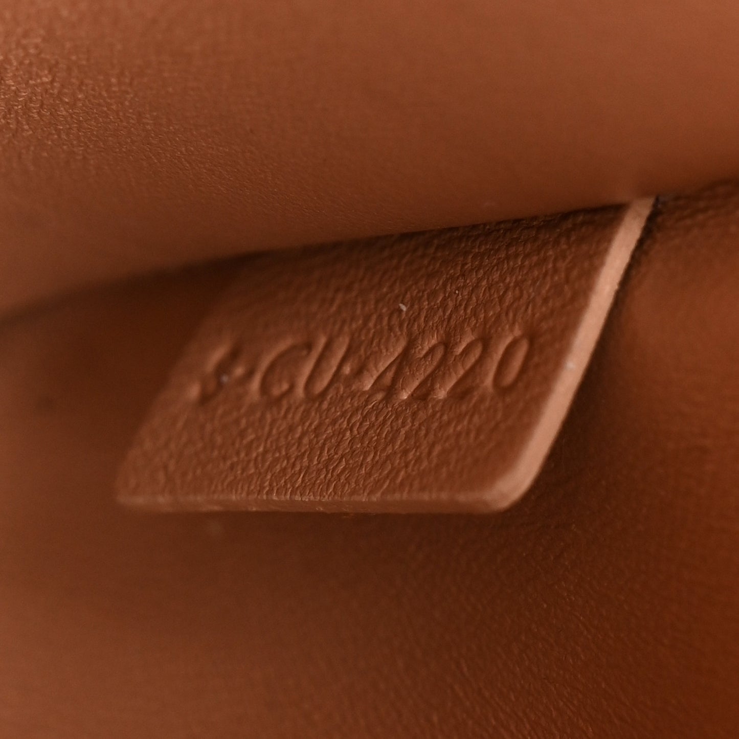 Shiny Calfskin Triomphe Chain Bag Desert Rose