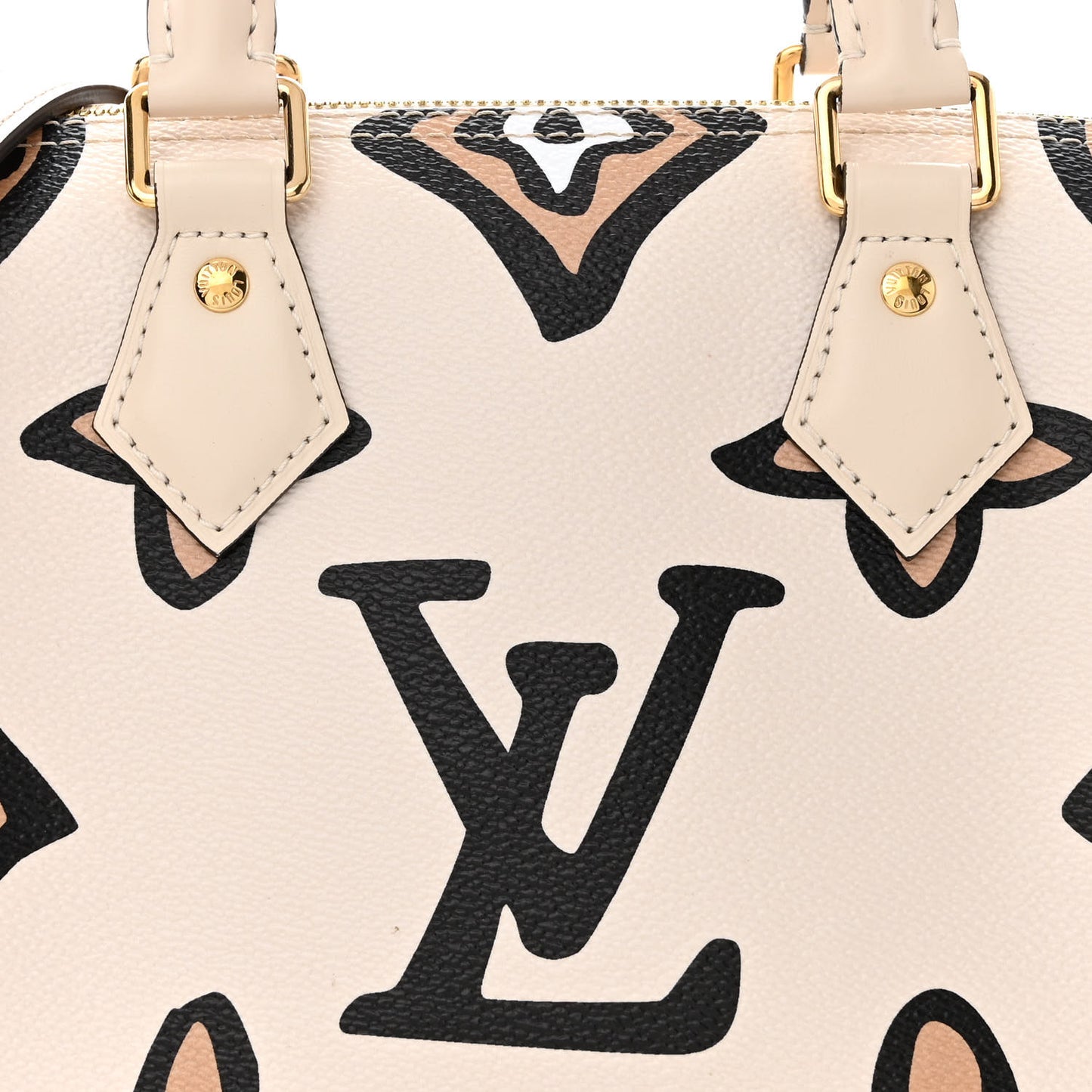 Monogram Giant Wild At Heart Speedy Bandouliere 25 Creme