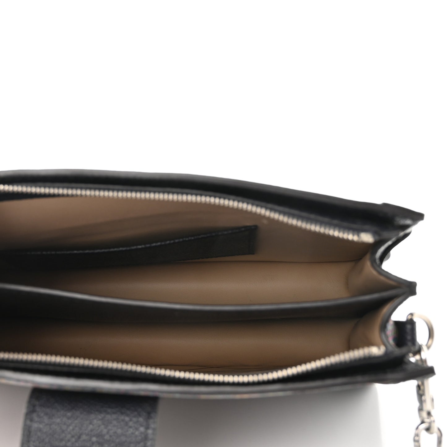 Calfskin Monogram LV Pop Trunk Clutch Blue