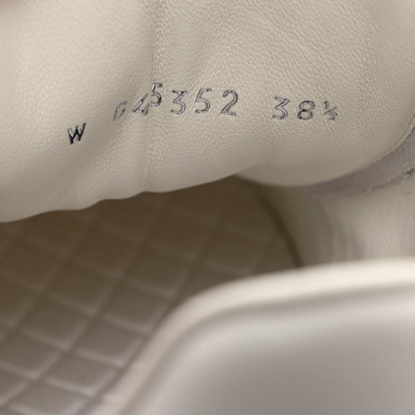 Cotton Sneakers 38.5 Purple White