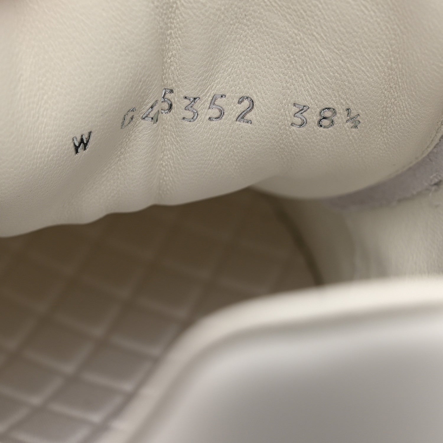 Chanel Cotton Sneakers 38.5 Purple White 7 of 8