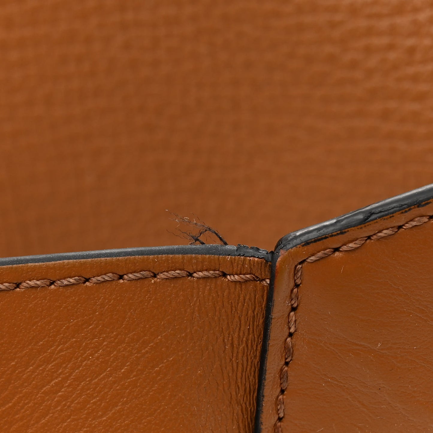Grained Calfskin Greca Belt Bag Brown