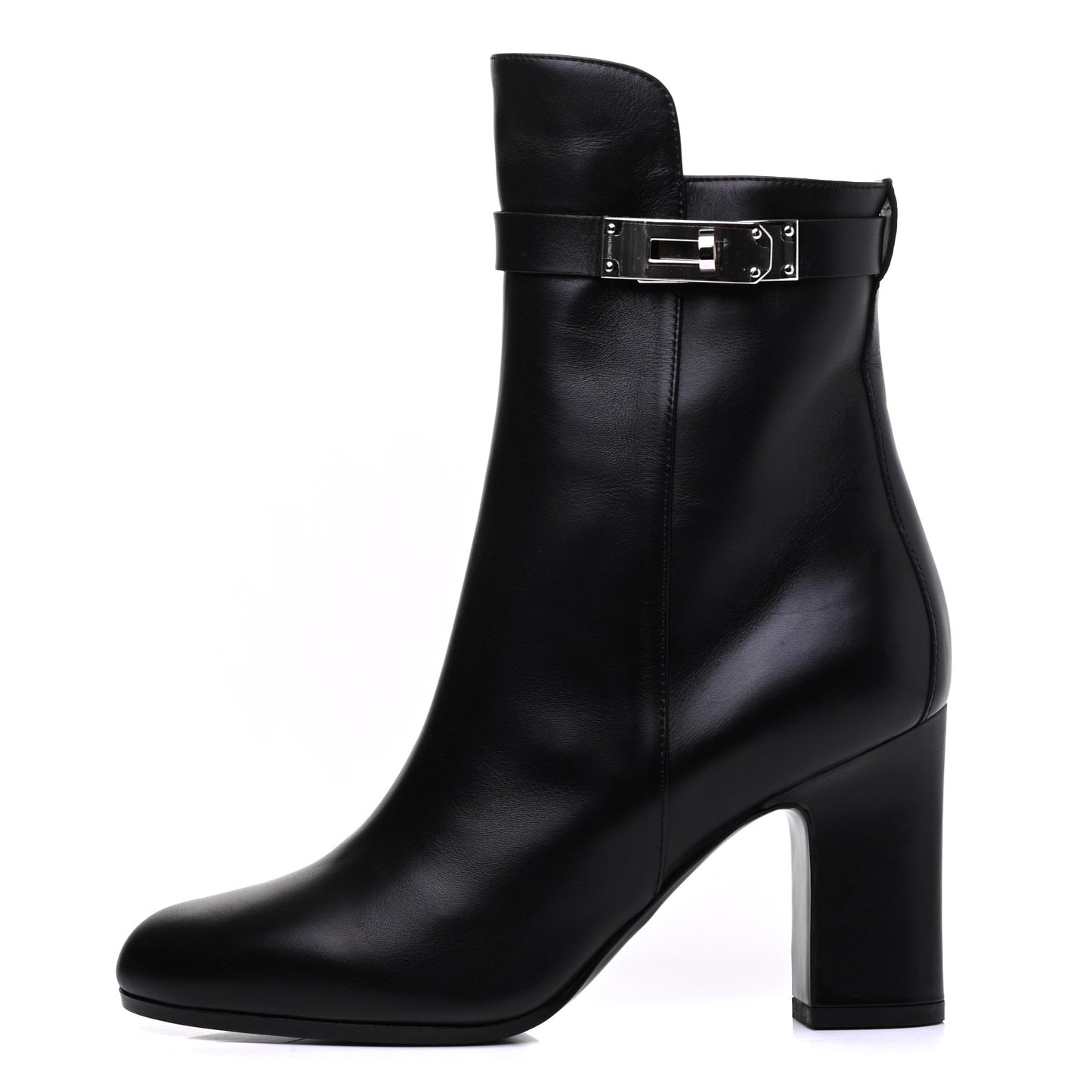 Calfskin Joueuse Ankle Boots 37 Black
