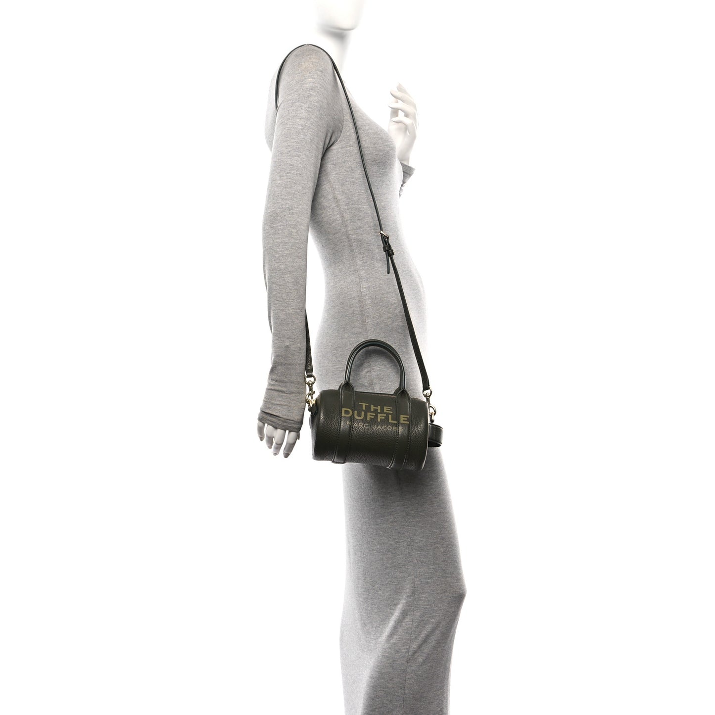 Calfskin The Mini Duffle Bag Forest Green