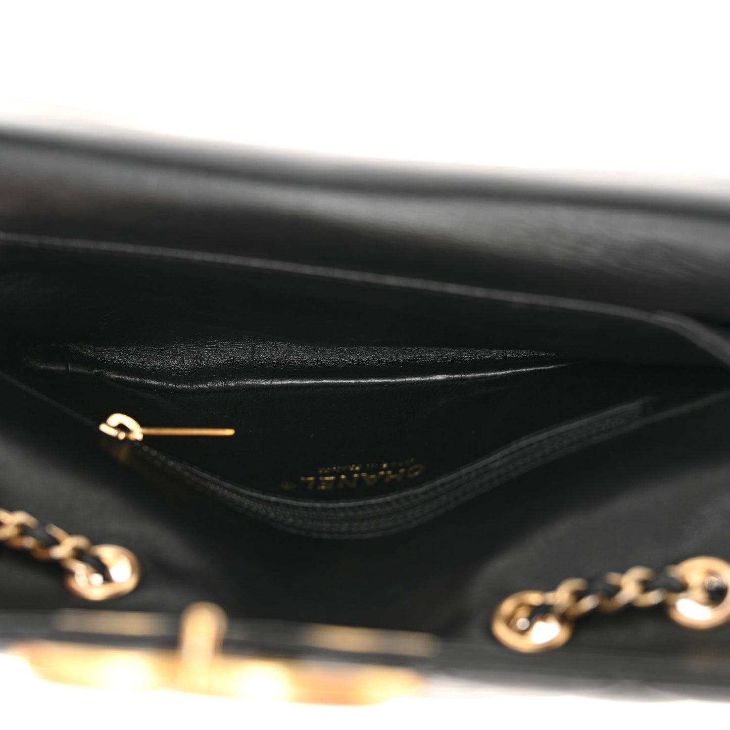 Lambskin Quilted Small CC Chic Flap Black