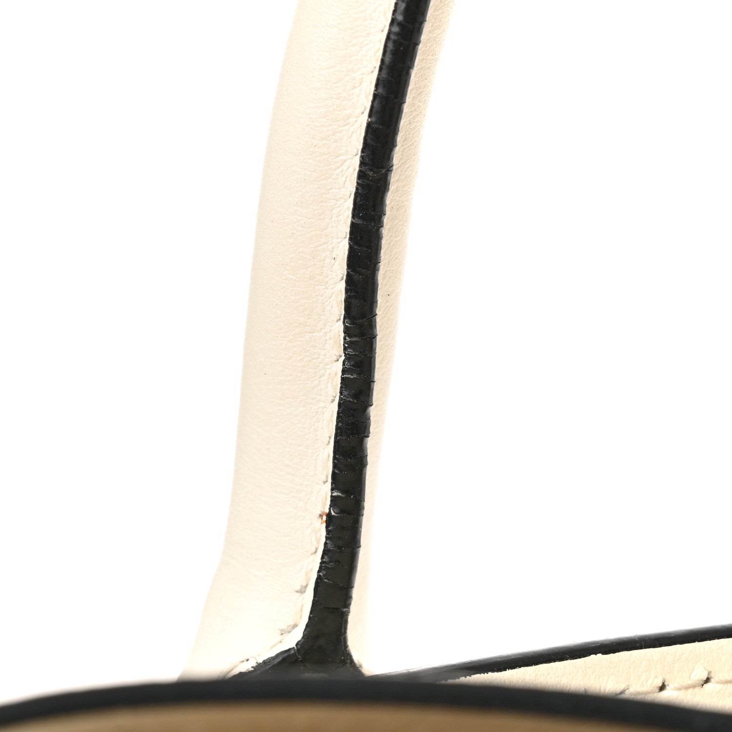 Prada Saffiano Cuir Calfskin Small Monochrome Top Handle Tote White 16 of 17