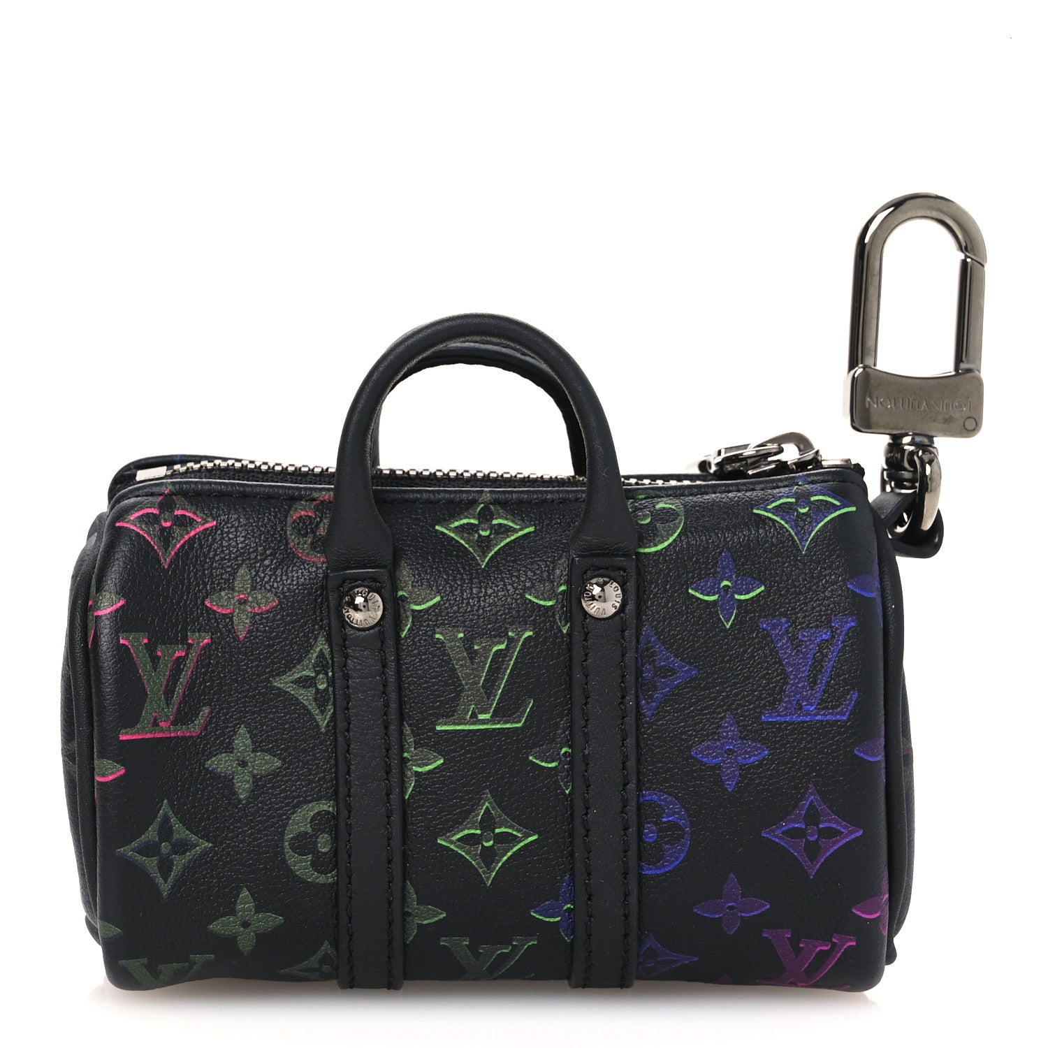 Louis Vuitton Monogram Spotlight Mini Keepall Bag Charm Key Holder