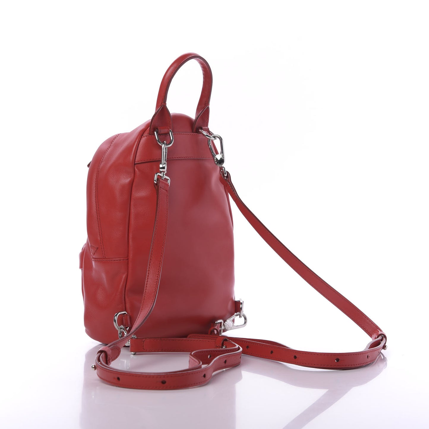 Smooth Calfskin Nano Backpack Red