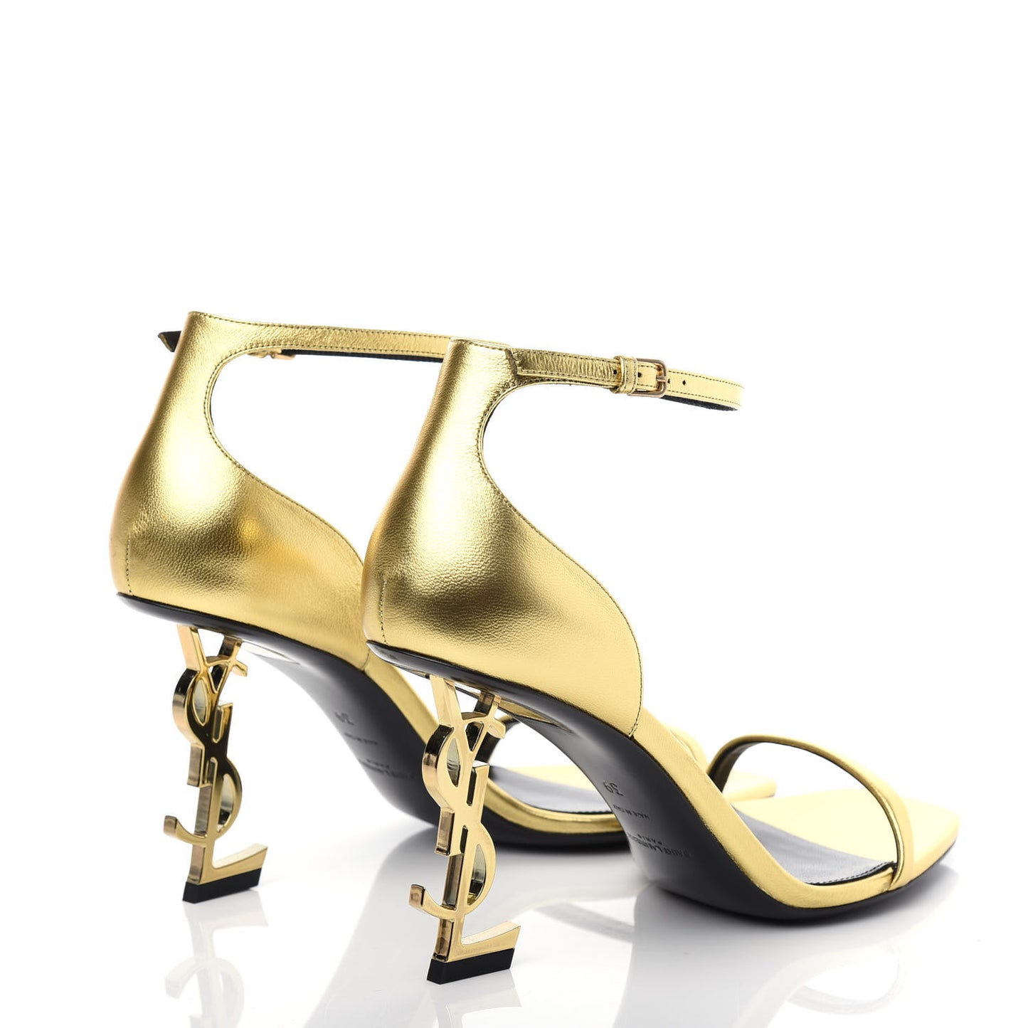 Calfskin Opyum Sandals 39 Oro
