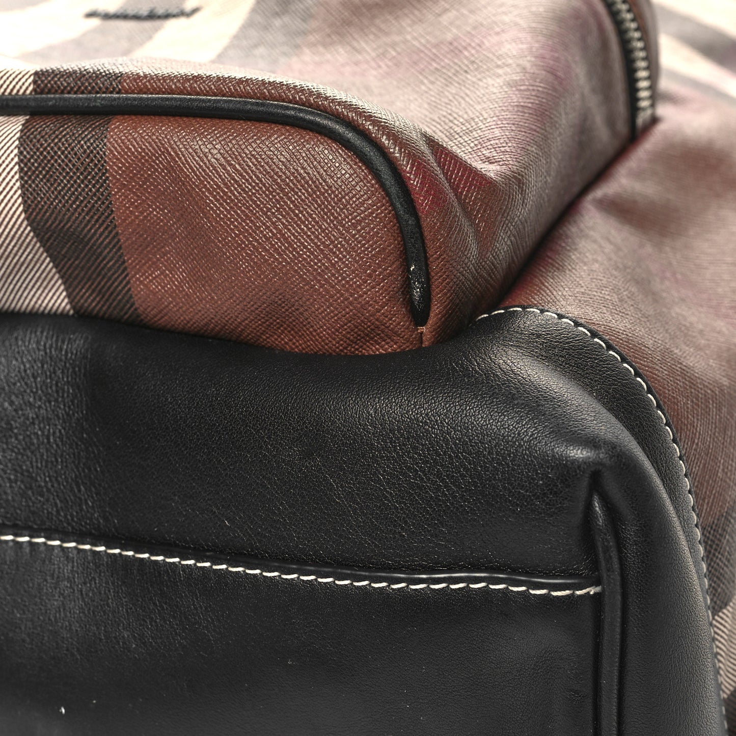 E-Canvas Check Jett Backpack Dark Birch Brown