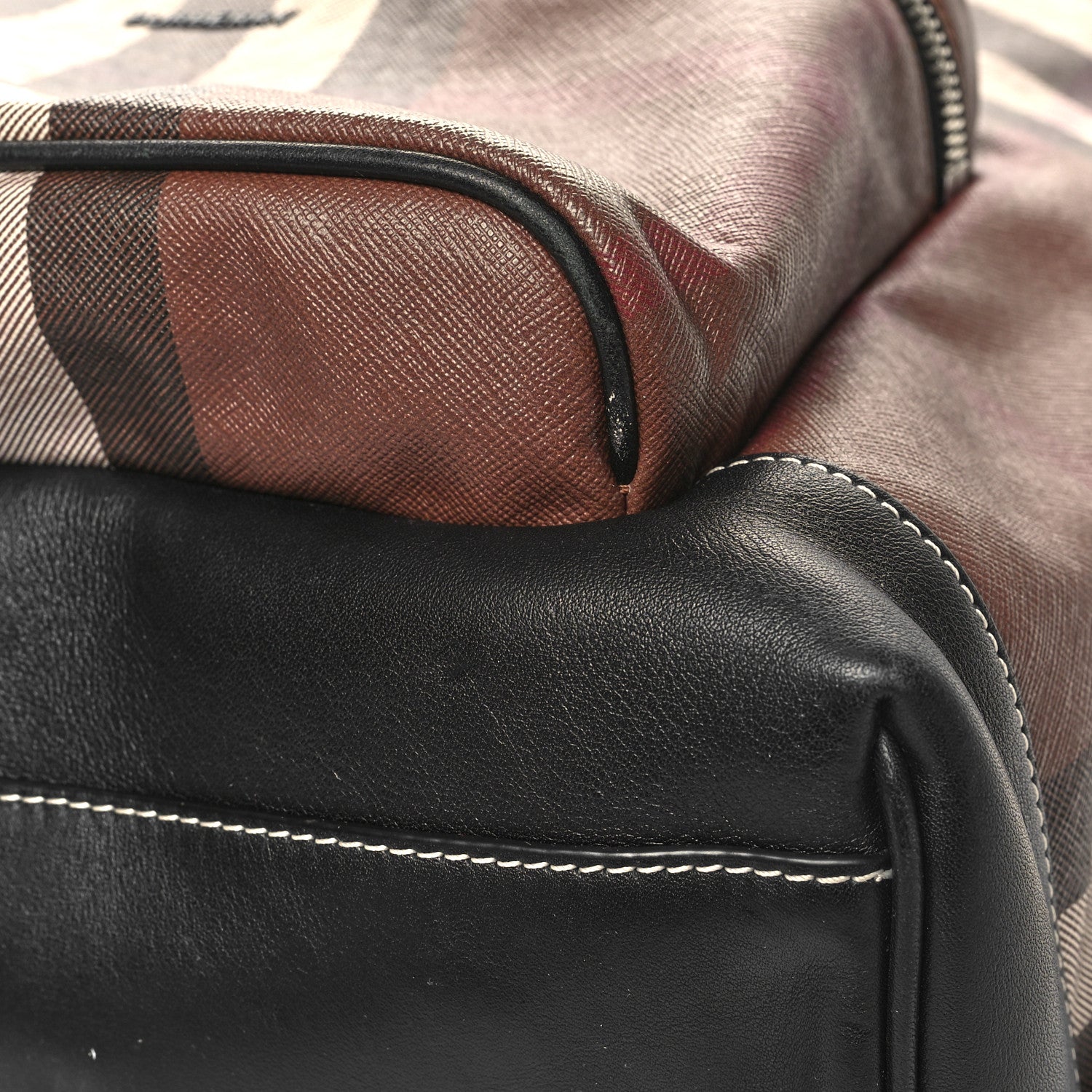 Burberry E-Canvas Check Jett Backpack Dark Birch Brown 12 of 13