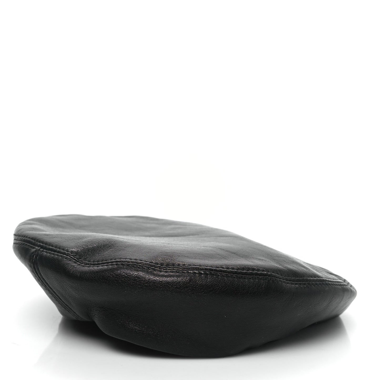 Lambskin Beret Hat 57 M Black
