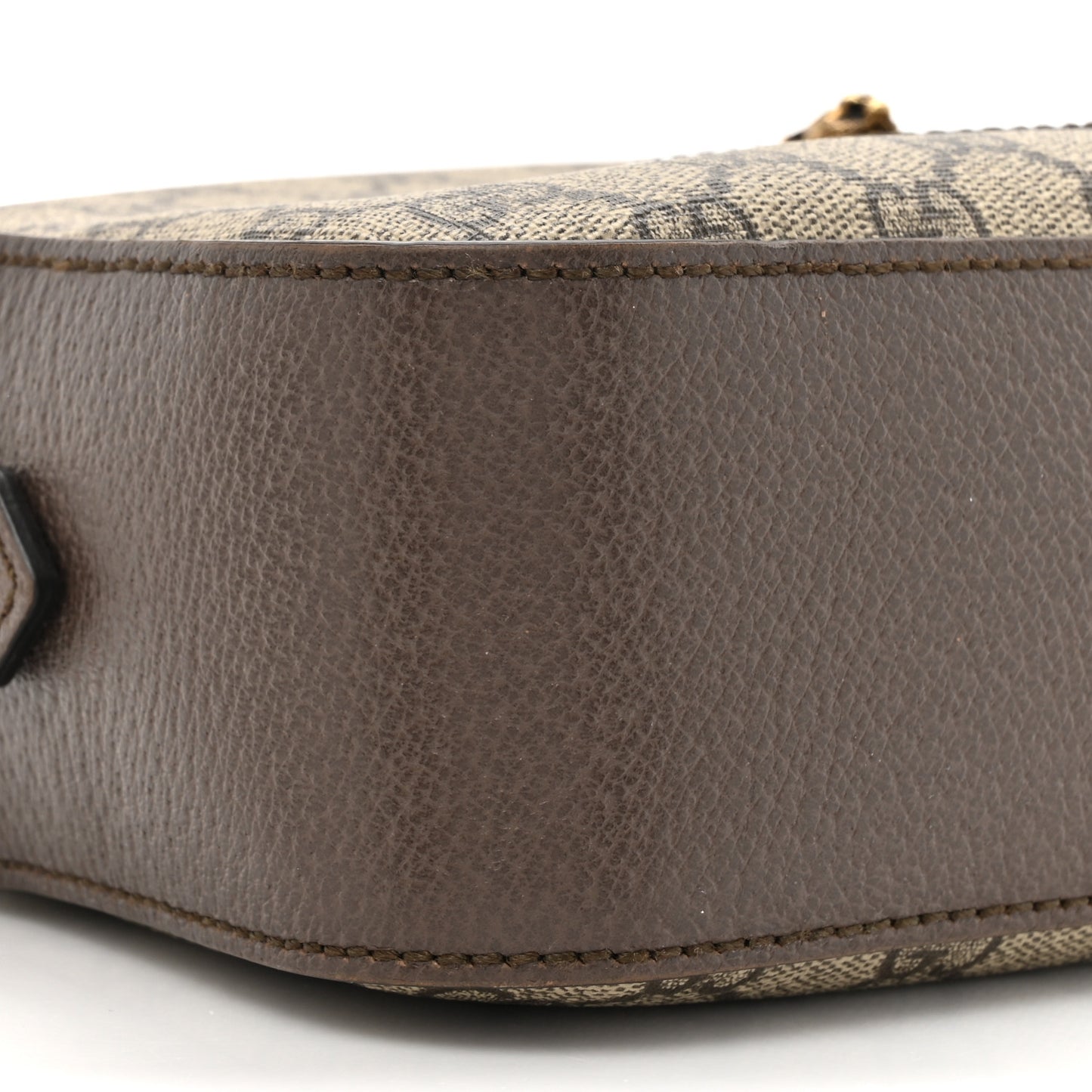 GG Supreme Monogram Web Neo Vintage Shoulder Bag Beige New Acero Crop