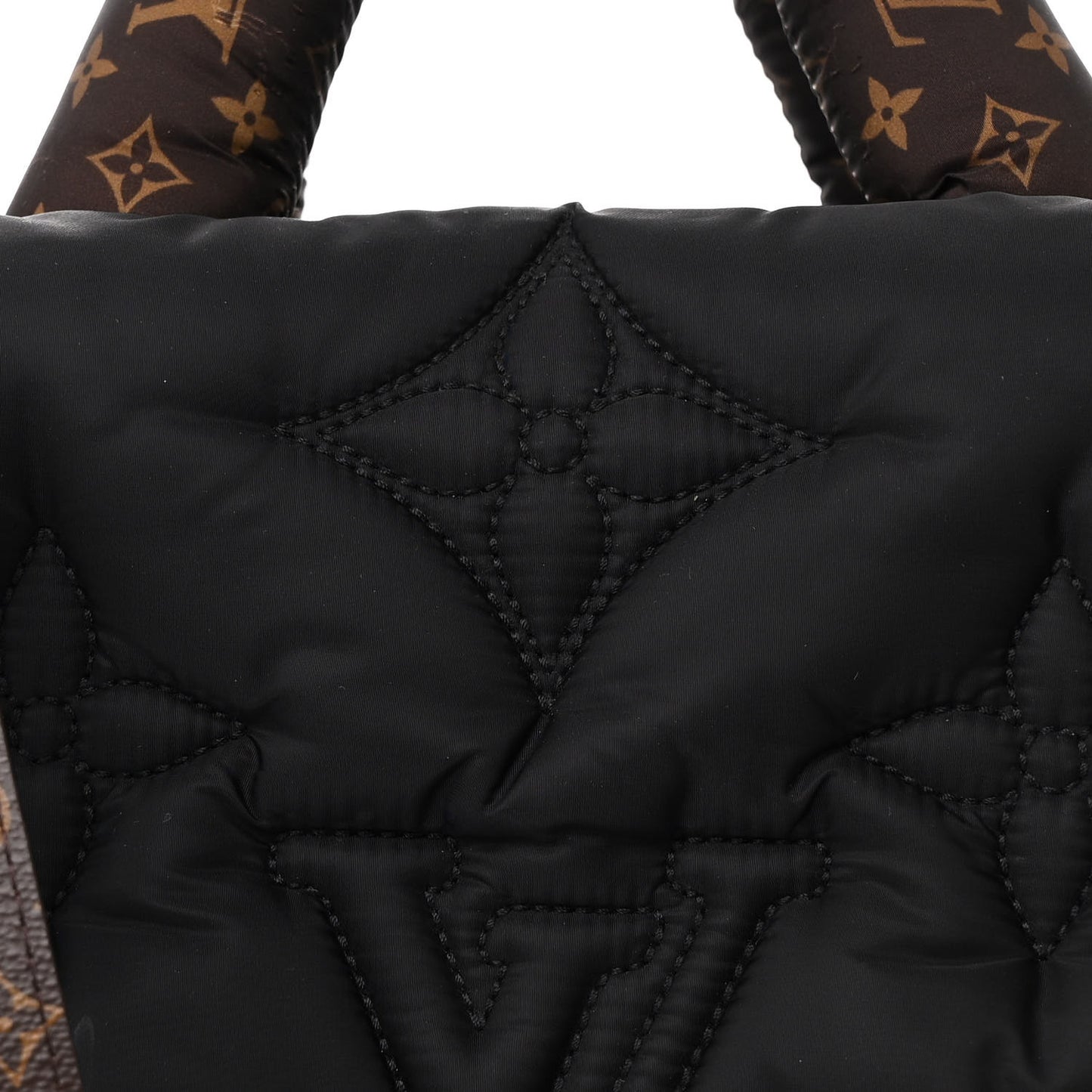 Econyl Monogram Pillow Giant Onthego MM Black