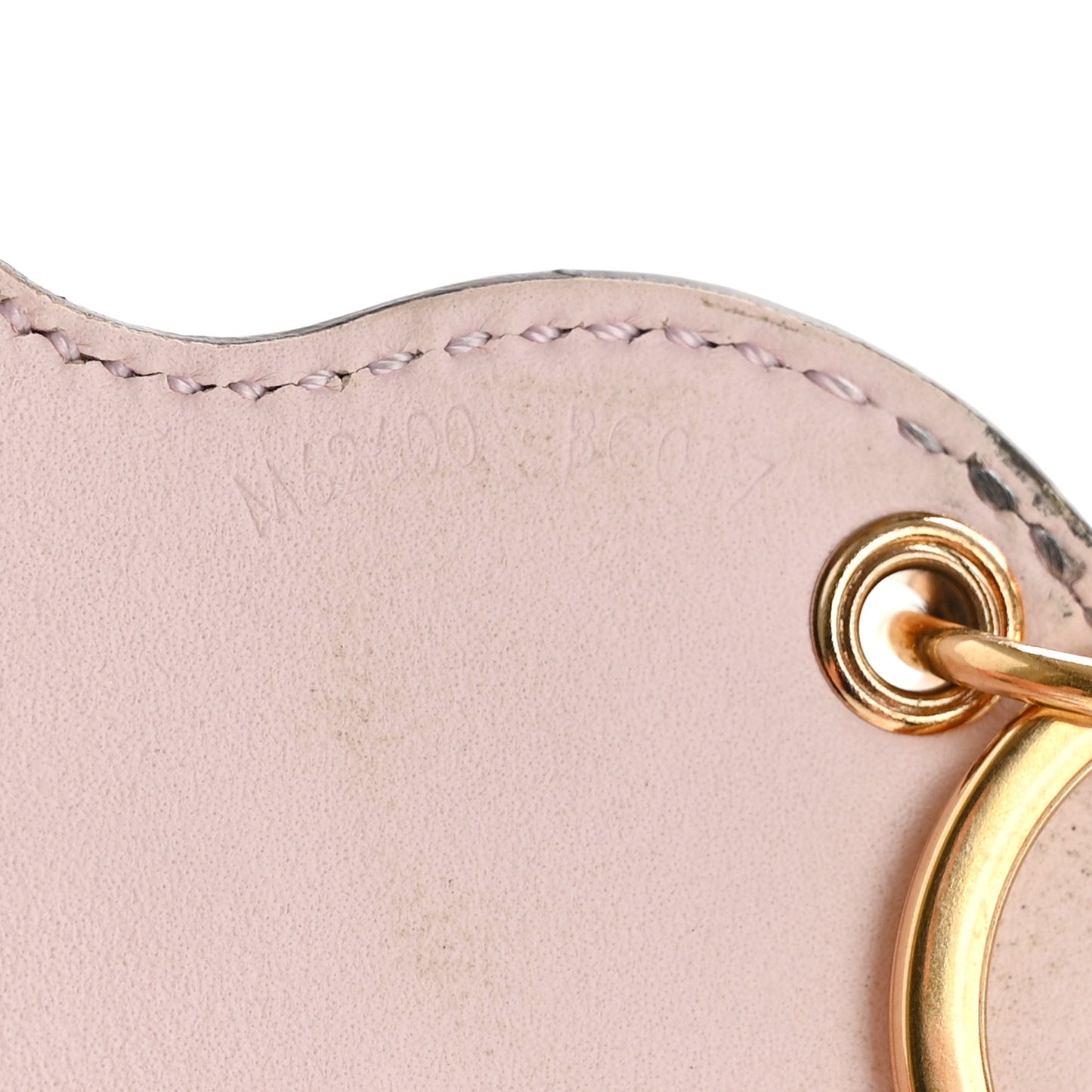 Vernis Degrade Heart Bag Charm Pink