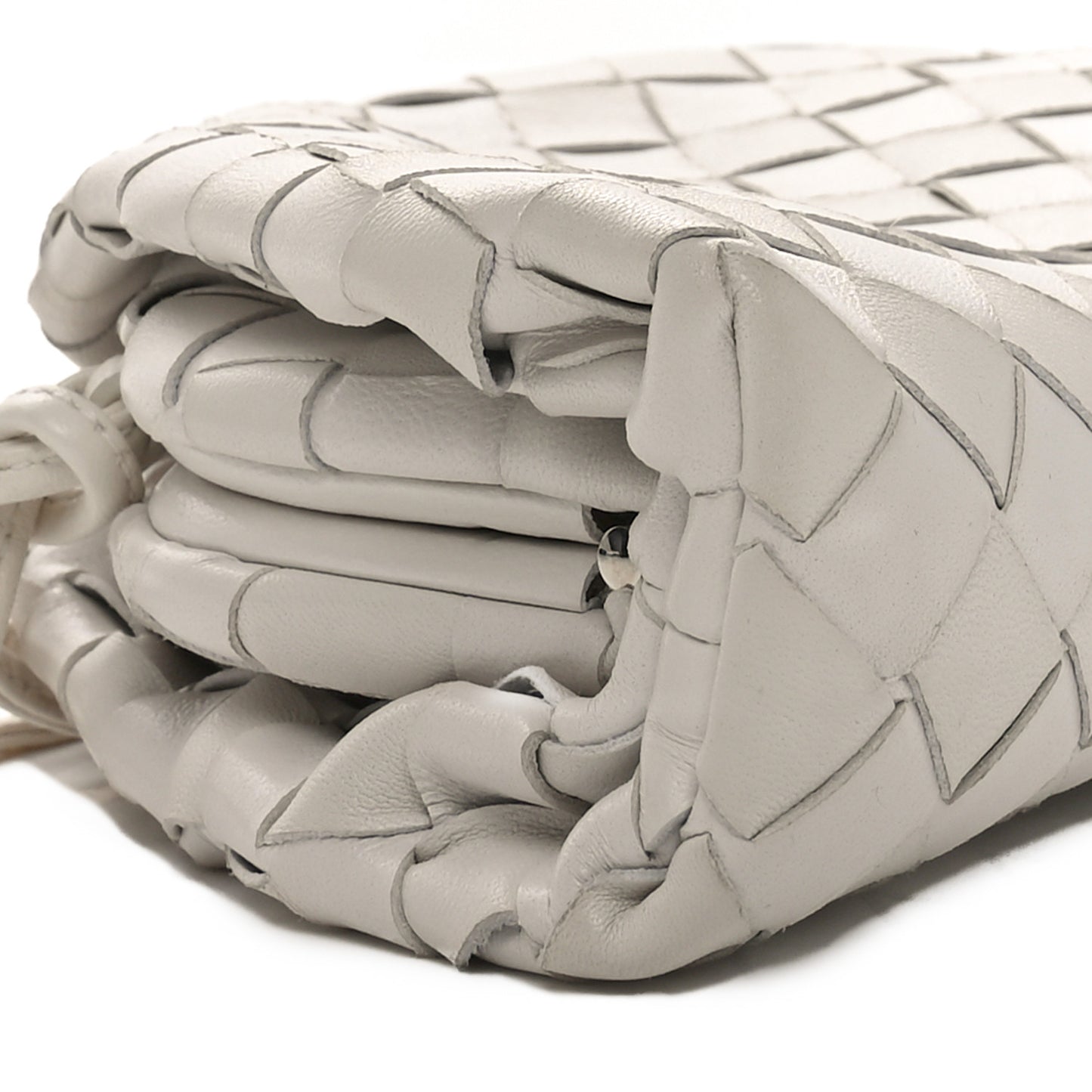 Nappa Intrecciato The Mini Pouch Chalk