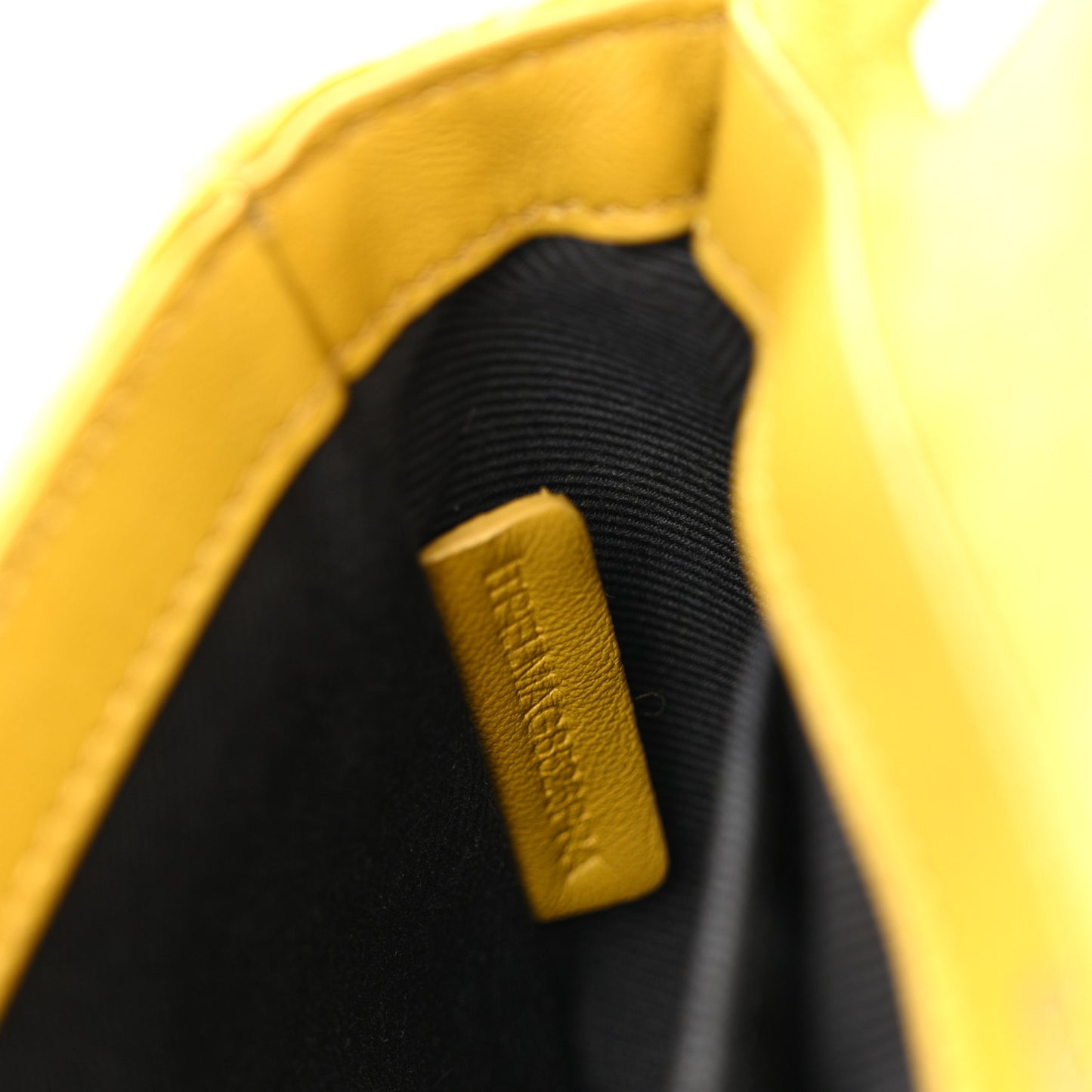 Velvet Quilted Mini Lola Bag Yellow