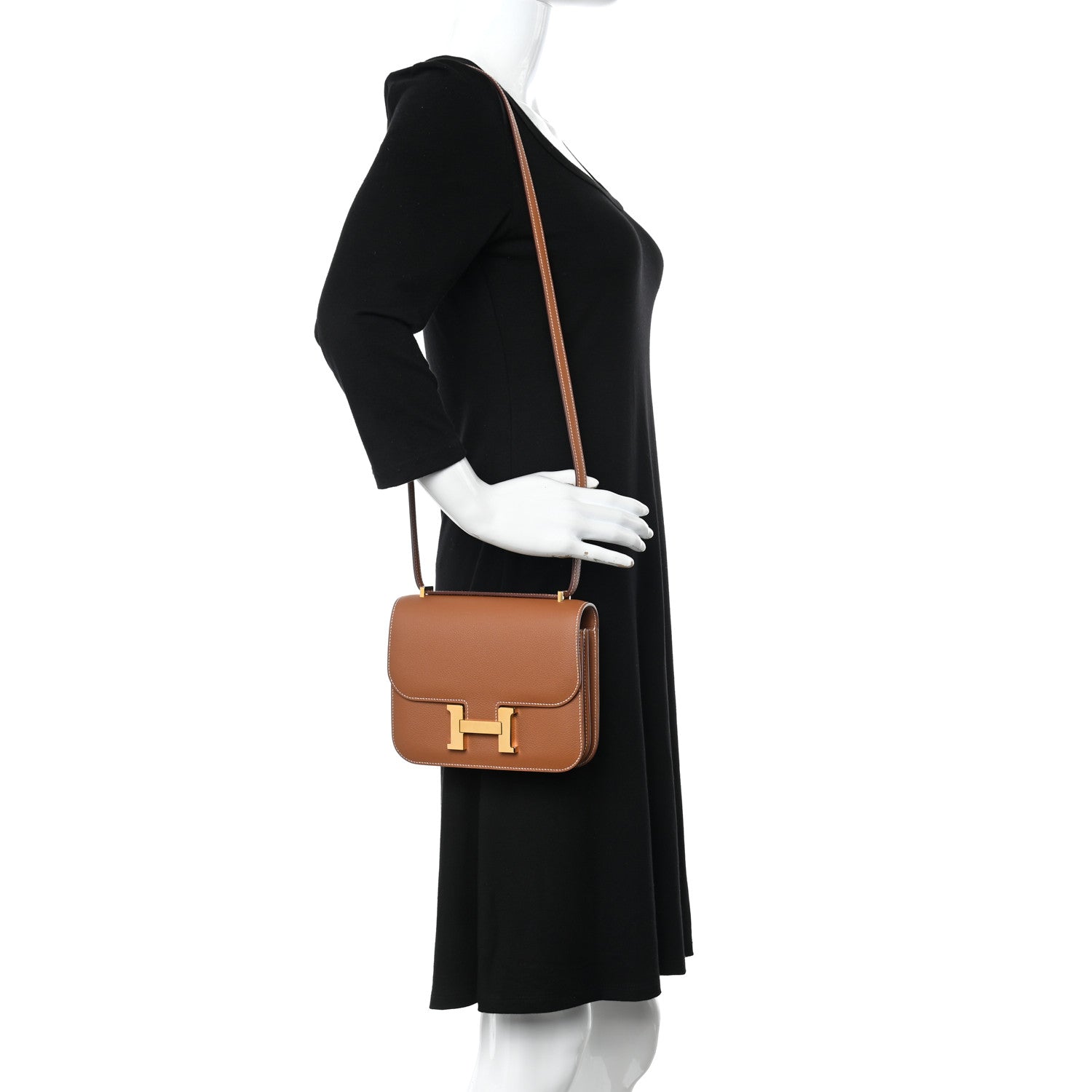 Hermes Evercolor Constance 18 Gold 3 of 11