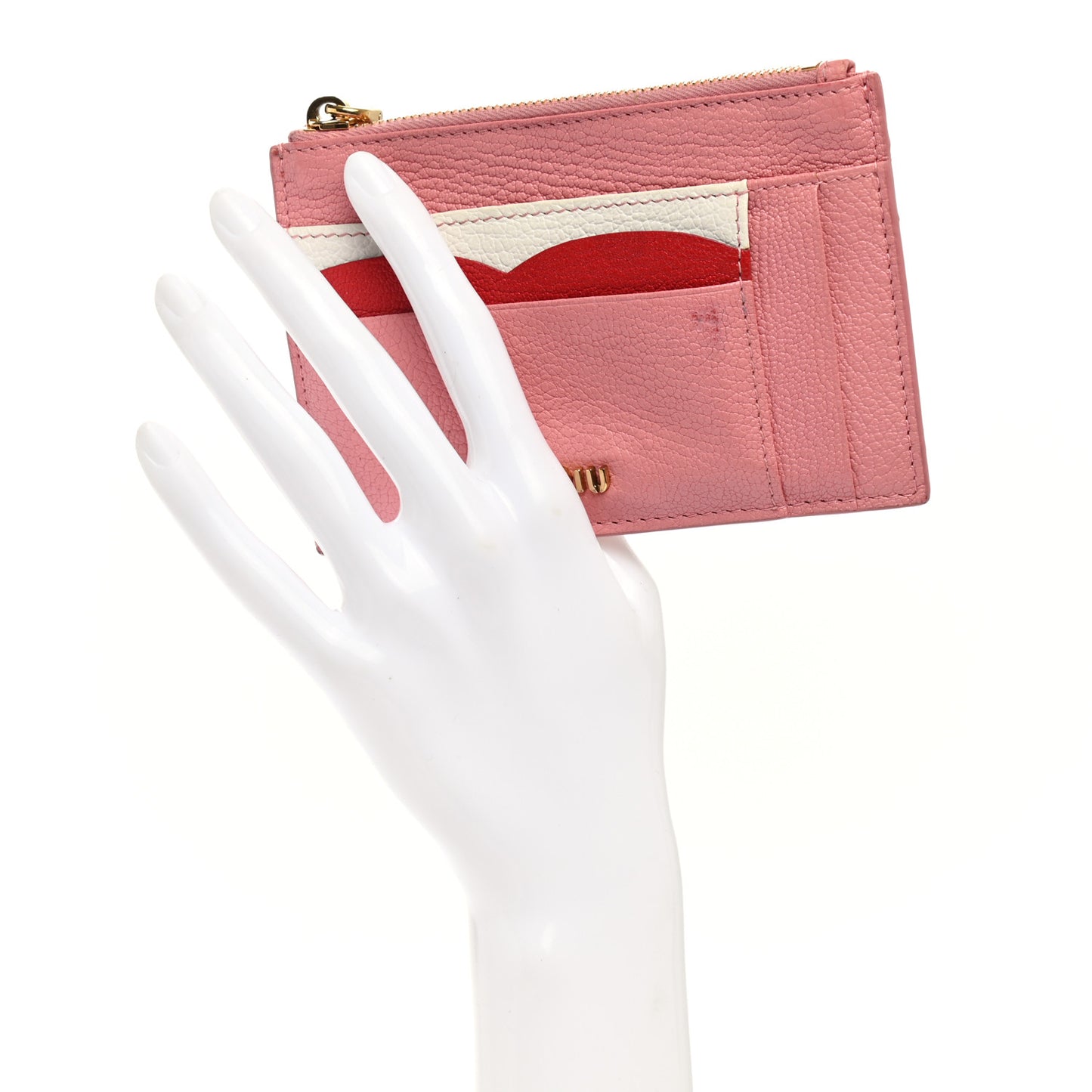 Madras Colour Zip Card Case Orchidea Rosa
