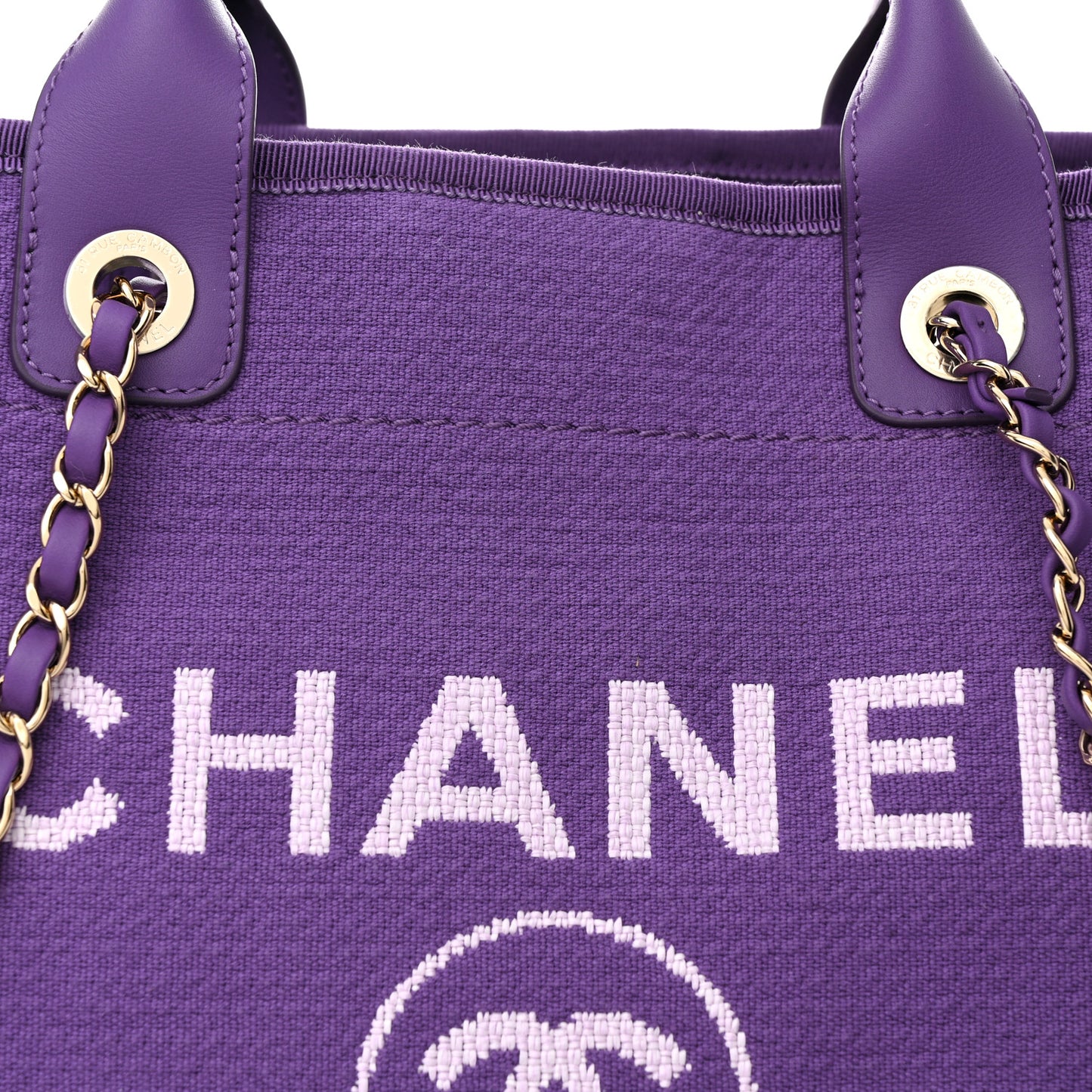 Mixed Fibers Small Deauville Tote Purple