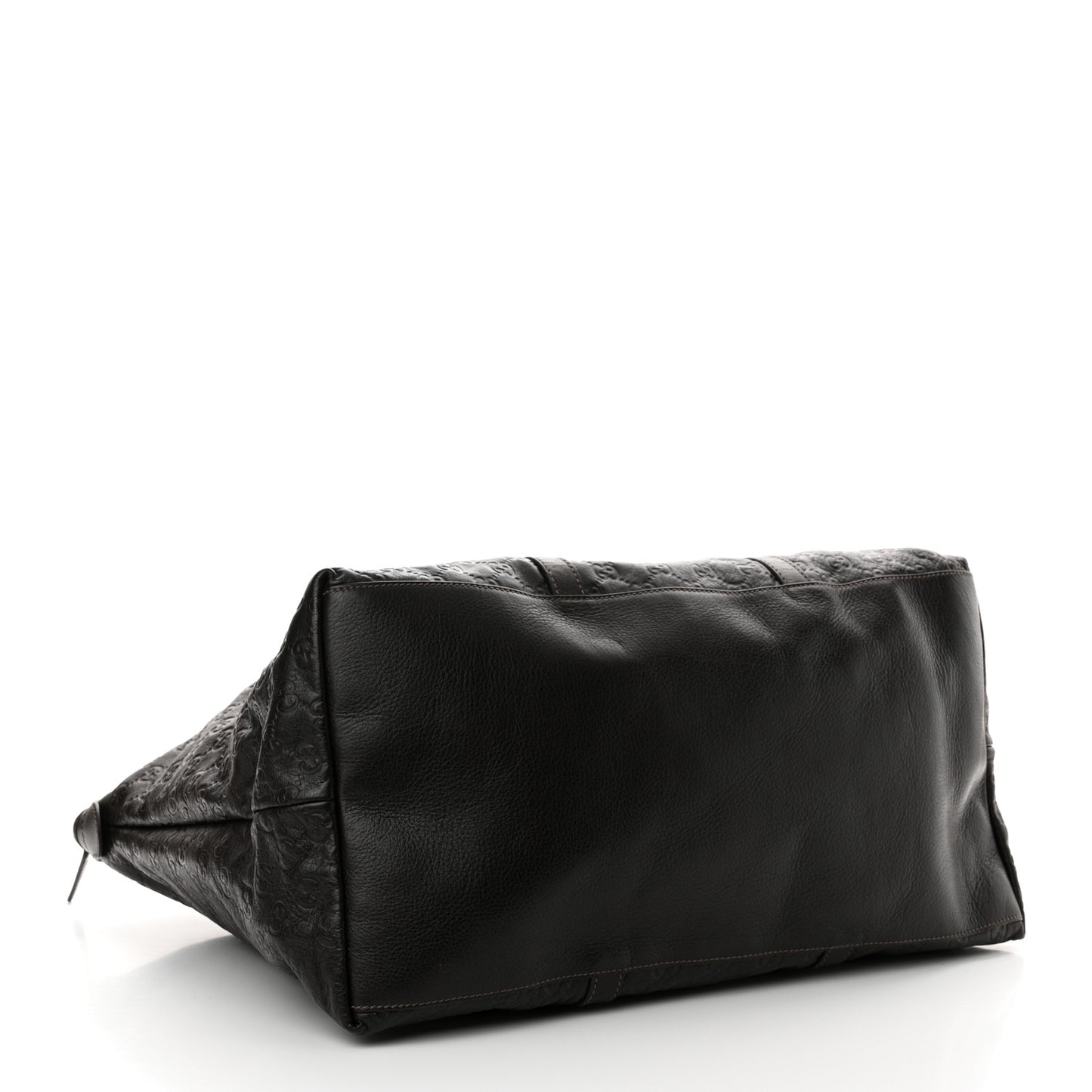 Guccissima Medium Joy Tote Bag Dark Brown
