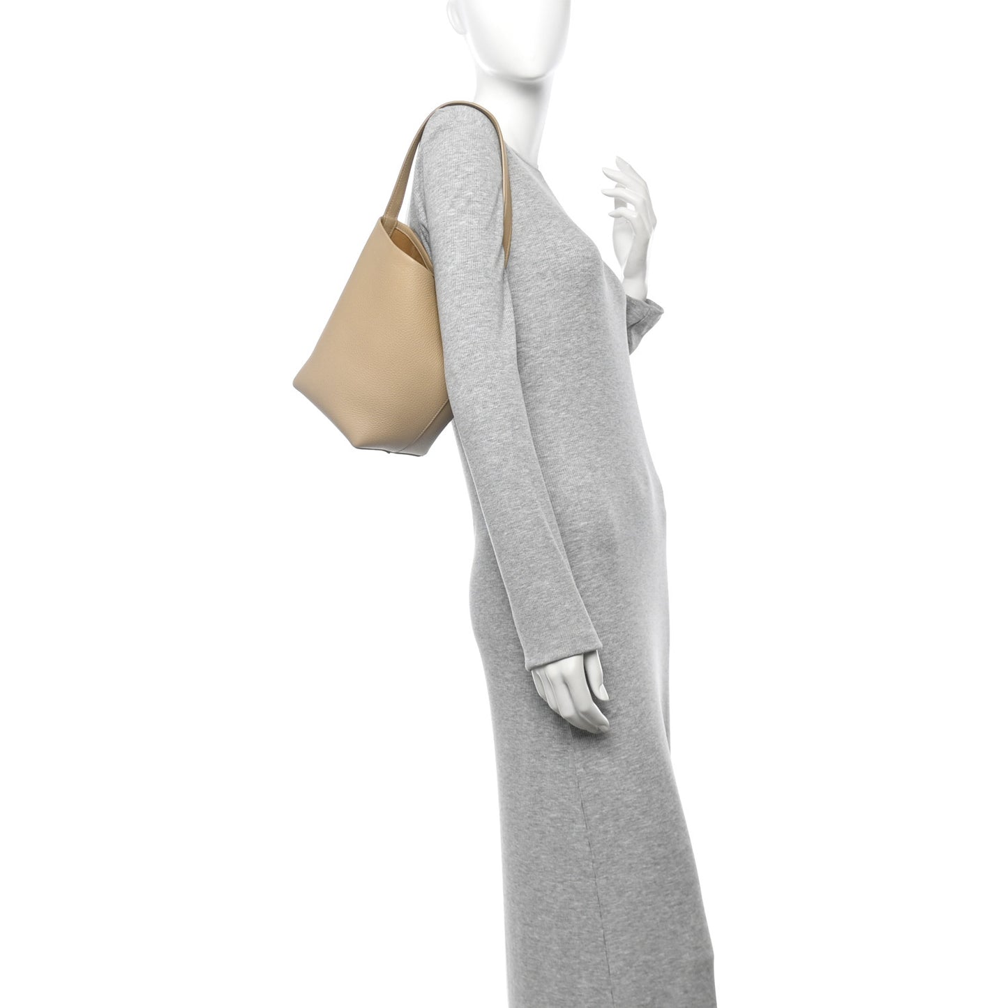 Grained Calfskin Small N/S Park Tote Boulder